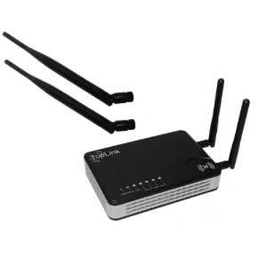   long range 300Mbps Wireless N Home Router DD WRT W/ 2x 5DBI Antennas