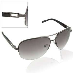   Clear Gray Lens Aviator Style Sunglasses for Men