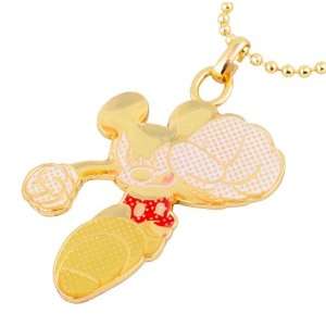  Flud x Disney Mickey Mouse Action Gold Pendant Jewelry