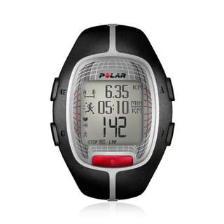 Polar RS300X Unisex Heart Rate Monitor Watch Black time and distance 