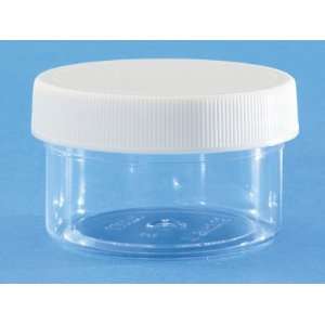  1 oz. Clear Round Wide Mouth Jars