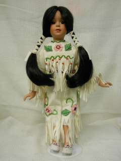  TENDER SPIRIT Native American Porcelain Doll   Cindy Shafer  