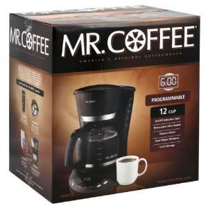  Mr. Coffee Coffeemaker, Programmable, 12 Cup, 1 