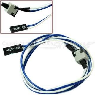 Reset Power Supply Switch Cord Cable for PC Desktop G  