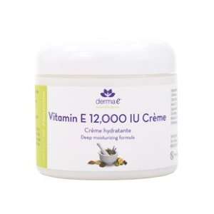  DermaE Natural Bodycare Vitamin E Crème 12,000 IU: Health 