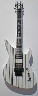 SCHECTER SYNYSTER GATES A7X CUSTOM WHITE BLACK PINSTRIPES + GIBSON 