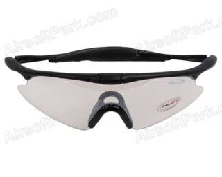 Sporty UV400 Protection Police Shooting Glasses White  