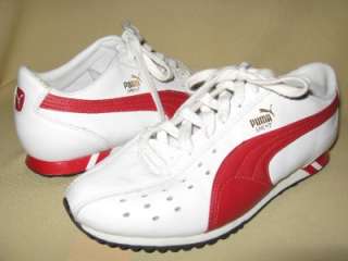 PUMA SPRINT RED STRIPE ATHLETIC SNEAKERS 8  