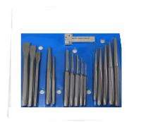 Professional 16pc Industrial Punch & Chisel Set w/Guage  