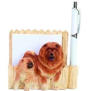  Chow and Pup Magnetic Note Holder