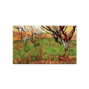  Orchard in Blossom By Vincent Van Gogh Magnet Office 