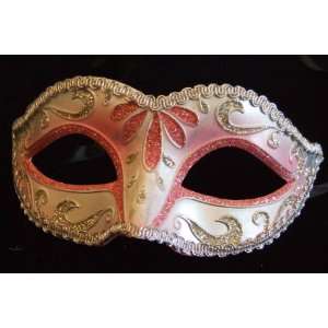   Pink Venetian Mask Mardi Masquerade Halloween Prom Costume New Orleans