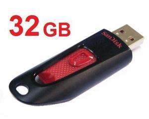 SanDisk 32GB 32G Cruzer Ultra USB Flash Pen Drive SDCZ45 *New  