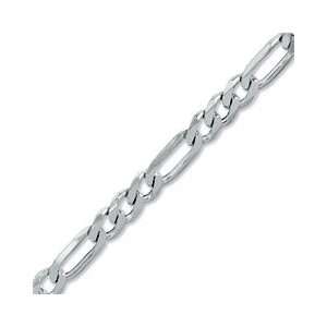  Sterling Silver 220G Figaro Chain Bracelet   8 SIMMONS Jewelry