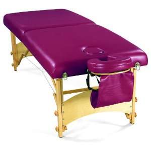   W60602BG Red Deluxe PorTable Massage Table, 72.5 Length x 29 Width