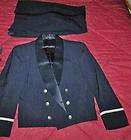 United States Air Force USAF Dress Uniform, 42 Short, Tie, Buttons 