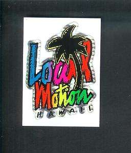 Local Motion Vintage 80s Surf Skate Sticker Decal Rare  