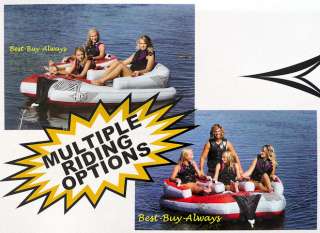   Atomic Towable Boat Tube 1 2 3 4 Person Inflatable Ski Tow For Water