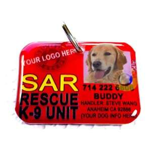  Search and Rescue Dog Identification Tag and Badge by 