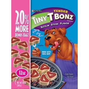   Tiny Filet Mignon Flavor Dog Treats, 10 oz   10 Pack