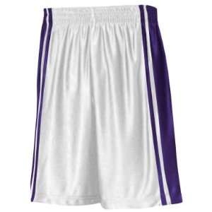   LONG Game Basketball Shorts WHITE/PURPLE A3XL