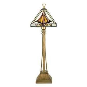  Quoizel Pyramid Tiffany 1 Light Buffet Lamp