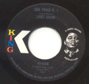 JAMES BROWN on KING, 45 RPM, SOUL, BLACK LABEL  