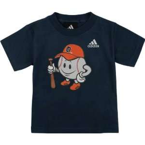   Detroit Tigers Navy Toddler Baseball Rascal T Shirt