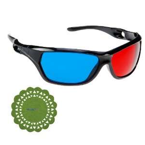  GTMax Anaglyph style 3D Red/Cyan Glasses for watching 3D 