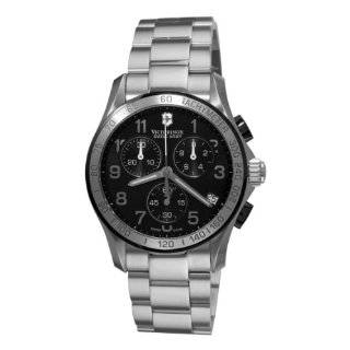   Swiss Army Mens 241403 Chrono Classic Chronograph Black Dial Watch