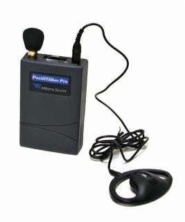 POCKET TALKER PRO SOUND SYSTEM W/CHOICE OF HEADPHONES  
