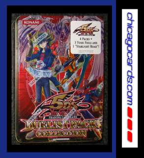 YuGiOh 5Ds Duelist Pack Collection Tin Sealed 2010 RED  