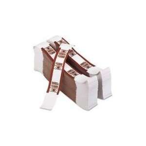  Accufax (Paper Mfr) Self Adhesive Currency Straps, Brown 
