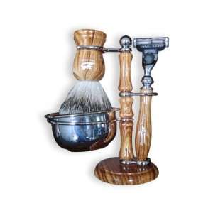   Shaving Set including shaving razor, shaving badger brush and shaving