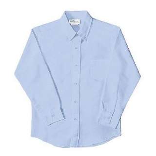  Boys School Uniforms Light Blue Long Sleeve Oxford Shirt 4 