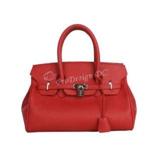   Office Tote Bag Purse Satchel Handbag Double Handle Shoulder Strap Red