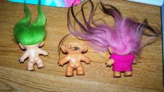 Dam Troll Doll Early 60s Grand Moms Collection Rare C64 SHORT TROLLS 