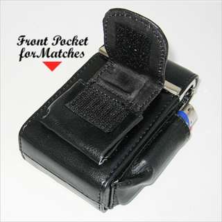 BLACK CIGARETTE Case Leather Holder Wallet Purse New  