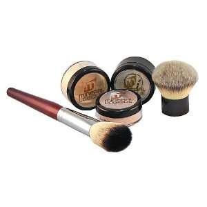   Mineral Logique 5 piece Face & Brush Set for olive to tan skin Beauty