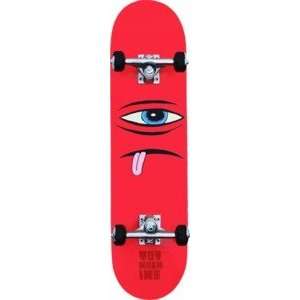  Toy Machine Sect Face Orange Complete Skateboard   7.875 