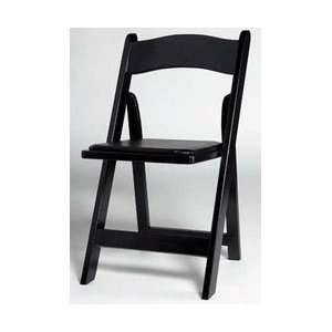  Black Wood Folding Chair