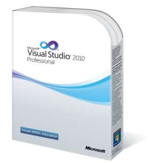 Quantity 1 Microsoft Visual Studio 2010 Professional with MSDN 