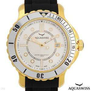 AQUASWISS Watch, Mens,18K Gold Plated with Date  