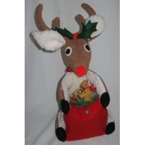   with Christmas Toy Sack 17 Inch Plush Stuffed Animal 