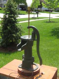 Antique Hand Well Water Pump Lite McDonald Mfg Dubuque  