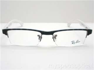 Ray Ban RB 7012 2488 51 Havana White Eyeglass Frame New 100% Authentic 