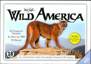 MARTY STOUFFER WILD AMERICA 18 DVDs 12 COMPLETE SEASONS 72 Hours PBS 