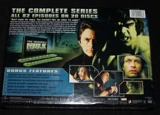 The Incredible Hulk   Complete Series 20 Disc DVD 2008 025195056083 