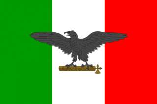 ITALY/ITALIAN WAR 3X5 FLAG W/ EAGLE world war 2 WWII  