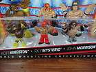 WWE Rumblers 3 Piece Action Figure Set NEW Kingston, Mysterio 